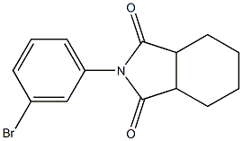 2-(3-bromophenyl)hexahydro-1H-isoindole-1,3(2H)-dione 구조식 이미지