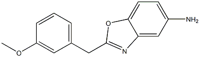 2-(3-methoxybenzyl)-1,3-benzoxazol-5-amine Structure