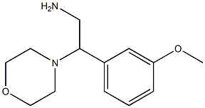 2-(3-methoxyphenyl)-2-morpholin-4-ylethanamine Structure