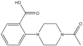 2-(4-acetylpiperazin-1-yl)benzoic acid Structure