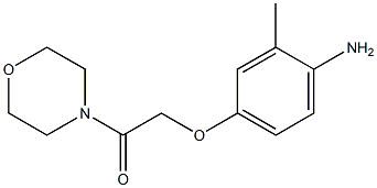 2-(4-amino-3-methylphenoxy)-1-(morpholin-4-yl)ethan-1-one Structure