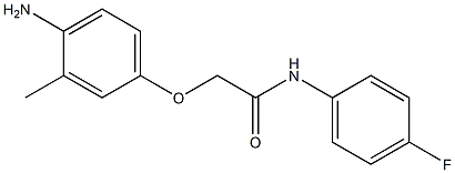 2-(4-amino-3-methylphenoxy)-N-(4-fluorophenyl)acetamide 구조식 이미지