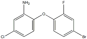 2-(4-bromo-2-fluorophenoxy)-5-chloroaniline Structure