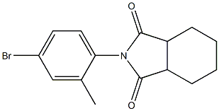 2-(4-bromo-2-methylphenyl)hexahydro-1H-isoindole-1,3(2H)-dione Structure