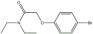 2-(4-bromophenoxy)-N,N-diethylacetamide Structure