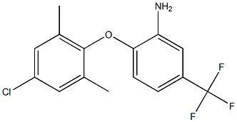 2-(4-chloro-2,6-dimethylphenoxy)-5-(trifluoromethyl)aniline Structure