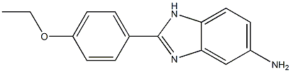 2-(4-ethoxyphenyl)-1H-1,3-benzodiazol-5-amine 구조식 이미지