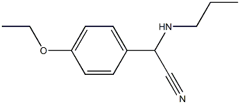 2-(4-ethoxyphenyl)-2-(propylamino)acetonitrile 구조식 이미지