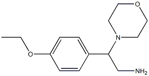 2-(4-ethoxyphenyl)-2-morpholin-4-ylethanamine 구조식 이미지
