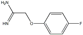 2-(4-fluorophenoxy)ethanimidamide Structure