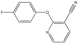 2-(4-fluorophenoxy)nicotinonitrile Structure