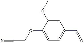 2-(4-formyl-2-methoxyphenoxy)acetonitrile Structure