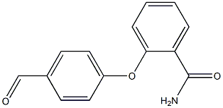 2-(4-formylphenoxy)benzamide 구조식 이미지