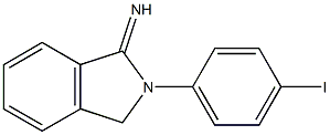 2-(4-iodophenyl)-2,3-dihydro-1H-isoindol-1-imine 구조식 이미지