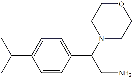 2-(4-isopropylphenyl)-2-morpholin-4-ylethanamine 구조식 이미지