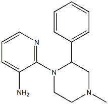 2-(4-methyl-2-phenylpiperazin-1-yl)pyridin-3-amine 구조식 이미지