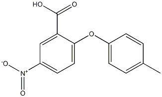 2-(4-methylphenoxy)-5-nitrobenzoic acid Structure