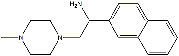 2-(4-methylpiperazin-1-yl)-1-(2-naphthyl)ethanamine Structure