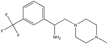 2-(4-methylpiperazin-1-yl)-1-[3-(trifluoromethyl)phenyl]ethanamine 구조식 이미지