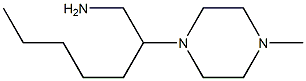 2-(4-methylpiperazin-1-yl)heptan-1-amine Structure