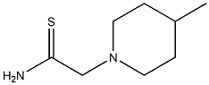 2-(4-methylpiperidin-1-yl)ethanethioamide 구조식 이미지