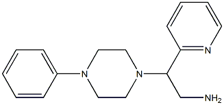2-(4-phenylpiperazin-1-yl)-2-(pyridin-2-yl)ethan-1-amine Structure