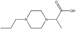 2-(4-propylpiperazin-1-yl)propanoic acid Structure