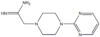 2-(4-pyrimidin-2-ylpiperazin-1-yl)ethanimidamide Structure