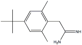2-(4-tert-butyl-2,6-dimethylphenyl)ethanimidamide Structure