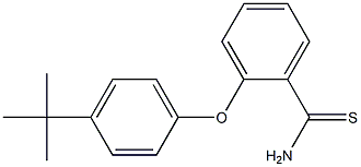 2-(4-tert-butylphenoxy)benzene-1-carbothioamide Structure