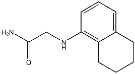 2-(5,6,7,8-tetrahydronaphthalen-1-ylamino)acetamide Structure