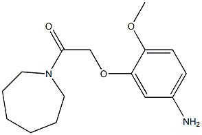 2-(5-amino-2-methoxyphenoxy)-1-(azepan-1-yl)ethan-1-one 구조식 이미지