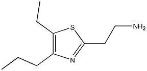 2-(5-ethyl-4-propyl-1,3-thiazol-2-yl)ethanamine Structure
