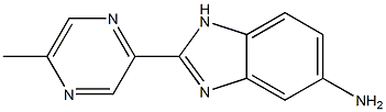 2-(5-methylpyrazin-2-yl)-1H-benzimidazol-5-amine Structure