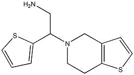 2-(6,7-dihydrothieno[3,2-c]pyridin-5(4H)-yl)-2-thien-2-ylethanamine Structure