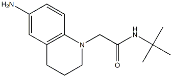 2-(6-amino-1,2,3,4-tetrahydroquinolin-1-yl)-N-tert-butylacetamide 구조식 이미지