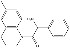 2-(6-methyl-3,4-dihydroquinolin-1(2H)-yl)-2-oxo-1-phenylethanamine Structure