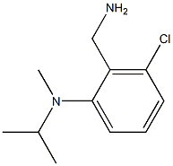 2-(aminomethyl)-3-chloro-N-methyl-N-(propan-2-yl)aniline 구조식 이미지