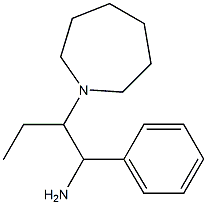 2-(azepan-1-yl)-1-phenylbutan-1-amine Structure