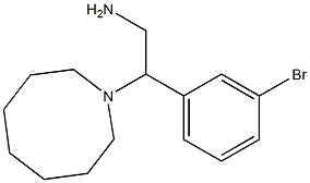 2-(azocan-1-yl)-2-(3-bromophenyl)ethan-1-amine Structure