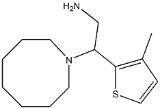 2-(azocan-1-yl)-2-(3-methylthiophen-2-yl)ethan-1-amine Structure