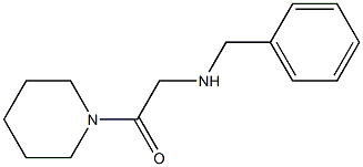 2-(benzylamino)-1-(piperidin-1-yl)ethan-1-one 구조식 이미지