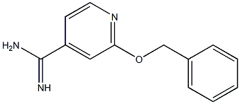 2-(benzyloxy)pyridine-4-carboximidamide Structure