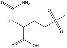 2-(carbamoylamino)-4-methanesulfonylbutanoic acid 구조식 이미지