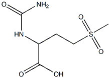 2-(carbamoylamino)-4-methanesulfonylbutanoic acid Structure