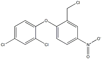 2-(chloromethyl)-1-(2,4-dichlorophenoxy)-4-nitrobenzene 구조식 이미지