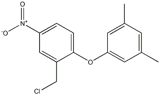 2-(chloromethyl)-1-(3,5-dimethylphenoxy)-4-nitrobenzene Structure