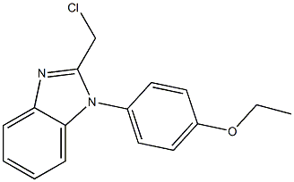 2-(chloromethyl)-1-(4-ethoxyphenyl)-1H-1,3-benzodiazole Structure