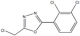 2-(chloromethyl)-5-(2,3-dichlorophenyl)-1,3,4-oxadiazole Structure