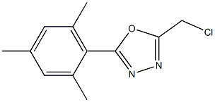 2-(chloromethyl)-5-(2,4,6-trimethylphenyl)-1,3,4-oxadiazole Structure